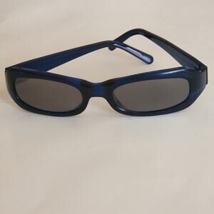 Maui Jim MJ190-03 Nani Translucent Blue Frame Polarized Grey Lens Sunglasses